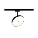 LED 1-Phasen Strahler HILDOR URail, 230V, 15W, 3000K, 850lm, 3-Step-Dim, IP20, schwarz matt