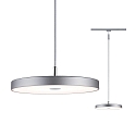 Paulmann 1-phase pendant luminaire HILDOR URail IP20, chrome matt dimmable