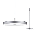 LED 1-Phasen Pendelleuchte HILDOR URail, 230V, 15W, 4000K, 850lm, 3-Step-Dim, IP20, chrom matt