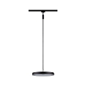Paulmann 1-phase pendant luminaire HILDOR URail IP20, black matt dimmable