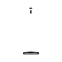 Paulmann 1-phase pendant luminaire HILDOR URail IP20, black matt dimmable