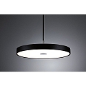 Paulmann 1-phase pendant luminaire HILDOR URail IP20, black matt dimmable