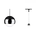 Paulmann LED Pendelleuchte URail CAPSULE II 6W, 4000K, dimmbar, schwarz matt, chrom