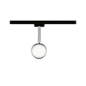 Paulmann LED Spot URail CAPSULE II, 6W, 2700K, dimmbar, schwarz matt/chrom