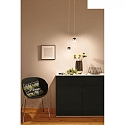Paulmann LED Pendelleuchte URail CAPSULE II 6W, 2700K, dimmbar, schwarz matt/chrom