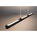 Paulmann URail LED Pendelleuchte LENTO, 100cm, 230V, 42W 2700K 2100lm, dimmbar, Metall, schwarz matt
