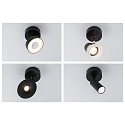 Paulmann canopy URAIL SINGLE SPOT BASE, black