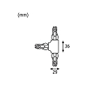 Paulmann URail T-Verbinder starr, 230V, max. 1000W, Schwarz matt