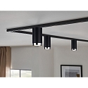 Paulmann 1-Phasen Schienenspot URAIL TUBE, � 6.5cm / H 11.2cm, 230V, GU10 max.10W, Schwarz matt / Chrom