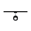 Paulmann spot URAIL ALDAN LED with lens optics, chrome, black matt dimmable