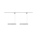 Paulmann 1-Phasen Pendelleiste URAIL BARRE, 6-flammig, 230V, 6x GU10 max. 10W, Chrom matt