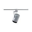 URail Einzel-Spot ASTHENE, 230V, E27 max. 50W, Metall / Kunststoff, Chrom matt