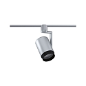 URail Einzel-Spot ASTHENE, 230V, E27 max. 50W, Metall / Kunststoff, Chrom matt