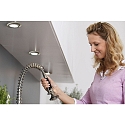 M�beleinbauleuchte schwenkbar, 12V, G4, 69mm, Eisen geb�rstet