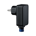 Outdoor Einspeisung PLUG & SHINE Trafo, IP44, 230/24V DC, 21W, IP44, schwarz