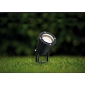 Paulmann LED Outdoor Spie�strahler GARDEN SPOTLIGHT, 230V, GU10, 3,5W, 3000K, 230lm, IP65, schwarz