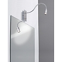 Paulmann LED Wandleuchte / Bettleseleuchte MIRROR ZYLINDRO, 230V DC, 700mA, 3W 2700K 120lm, Chrom