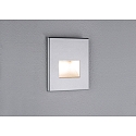 Paulmann LED Wandeinbauleuchte EDGE QUADRO, 1.2W 2700K 100lm, Chrom matt