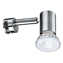Paulmann Galeria Spiegelleuchte LED SIMPLO, inkl. GU10 5.3W 2700K 345lm 36�, Eisen geb�rstet