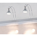 Paulmann 2er-Set Galeria Spiegelleuchte LED II, mit Bogenhalterung, inkl. 2x GU5.3 4W 2700K 230lm 38�, Chrom
