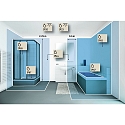 Paulmann Set of 3 Outdoor LED Recessed spot CALLA IP65, swivelling, 230V, each 5.5W 3000-6500K 550lm 100�, white matt