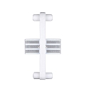 Paulmann straight connector BORDER, white matt