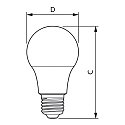Philips LED lamp CorePro LEDbulb A60 E27 8W 806lm 4000K 180� CRI 80 