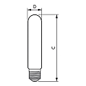 Philips LED Stra�enleuchten-Retrofit TrueForce Core SON-T, IP65, E40, 40W 4000K 7500lm  360�, schaltbar, Glas klar