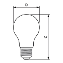 Philips LED lamp MASTER Value LEDBulb A60 E27 5,9W 806lm 2700K CRI 90 dimmable