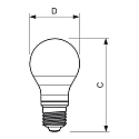 Philips LED lamp pear COREPRO A60 switchable A60 E27 7W 806lm 2700K CRI 80 