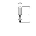 Philips LED Retrofit MASTER LED SON-T UE M 6Klm, E27, 28.5W 740 6000lm 300�, schaltbar, klar