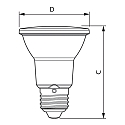 Philips LED lamp MASTER Value LEDspot PAR20 PAR20 E27 6W 500lm 2700K 40� CRI 90 dimmable
