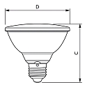 Philips LED lamp MASTER Value LEDspot PAR30S PAR30S E27 9,5W 740lm 3000K 25� CRI 90 dimmable
