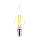 LED Lampe MASTER LEDCandle, BA35, E14, 3,4W, 2700K, klar, dimmbar