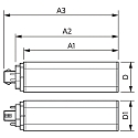 Philips LED Leuchtmittel CorePro LED PLT HF, 4P, GX24q-3, 15W, 4000K