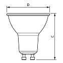 Philips LED reflector lamp MASTERConnect LEDspot IA GU10 5W 345lm 4000K 36� CRI 90 dimmable