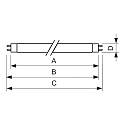 Philips fluorescent tube TLD 18 G13 400lm