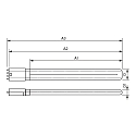 Philips LED Leuchtmittel CorePro LED PLL HF, 4P, 2G11, 16,5W, 6500K