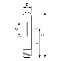 Philips Hochdrucknatriumdampflampe MST SON-T APIA PLUS XTRA 1SL/12, 75W, E27, 1900K, 7200lm