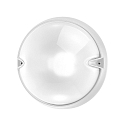 Wand- und Deckenleuchte CHIP TONDO 30, E27, 1x30W, TC-TSE, IP55, IK06, Glas opal, wei�