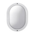 Wand- und Deckenleuchte EKO 19, E27, 1x15W, TC-TSE, IP44, IK06, Glas opal, wei�