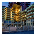 Performance in Lighting outdoor wall luminaire BLIZ LED RING static IP65, anthracite, lacquered 