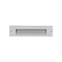 wall recessed luminaire INSERT+ 1 / 224x55MM asymmetrical, static IP65, white 