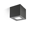 LED Deckenleuchte QUASAR 10 CEILING, 5W, 3000K, 221lm, IP40, IK06, statisch, Glas transparent, anthrazit