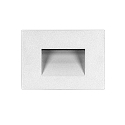 wall recessed luminaire INSERT+ ZERO CLIP / 107x77MM asymmetrical, static IP65, white 