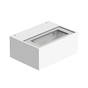 outdoor wall luminaire ORION H M static IP65, white, lacquered 
