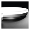 Performance in Lighting wall and ceiling luminaire WL 270 OPAL ROUND static IP20, silver, lacquered dimmable