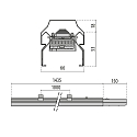 Performance in Lighting track RAIL-M TRY 5P, white