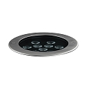 floor recessed luminaire CRICKET+ 20 C/M passable, static IP67, stainless steel 