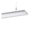pendant luminaire SL720+ PL MP S/C DALI controllable, suitable for VDU workstation IP20, grey dimmable